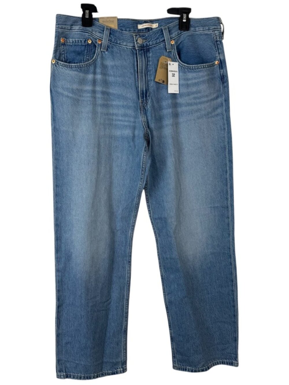 Levi's NEW Low Pro Straight Leg Blue Jeans Women's Size 14 Casual Denim Mid Rise